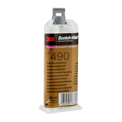 Scotch 2KKlebstoff Epoxid DP490 in 50mlKartusche schwarz B11