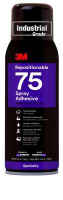 3M Spruehkleber 500ml farblos Spray 75 repositinierbarentfernbar