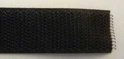 Velcro Hakenband 25m x 20mm schwarz nicht klebend