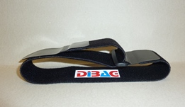 Velcro Systemstrap Umreifungsgurt schwarz Breite 25mm Laenge 1m