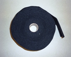 Velcro Velourband beidseitig schwarz  25mx38mm zu Systemstraps