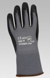 Schutzhandschuhe mit Nitrilteilbeschichtung Gr 11 XL