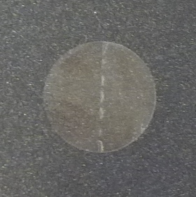 Rondellen aus PPFilm Ø20mm transparent mit Perforation permanent