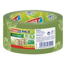 tesapack strong EcoLogo PP 66m x 50mm gruen bedruckt 581560000001
