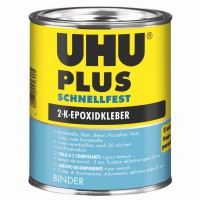 UHU 2KKlebstoff Schnellfest Binder in Dose a 885gr transparent