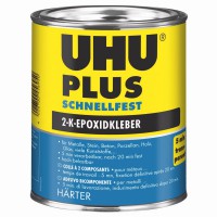 UHU 2KKlebstoff Schnellfest Haerter in Dose a 855gr transparent