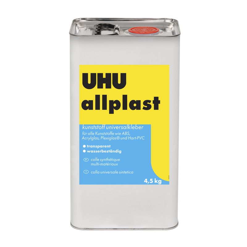 UHU Allplast transparent mittelviskos Kannister 45Kg