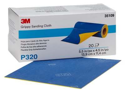 3M Flexible Grip Hand Schleifschstreifen P320 20Stk 139x114mm