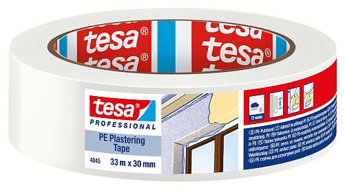 tesaflex PEAbdeckband 33m x 50mm weiss 048450000100