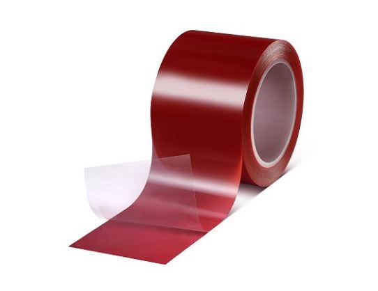 tesafix beidseitig klebend 33m x 70mm rot Silikonklebemasse 009mm