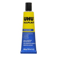 UHU Allplast transparent mittelviskos Tube 30g