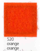 Velcro Flauschband 25m x 100mm orange nicht klebend