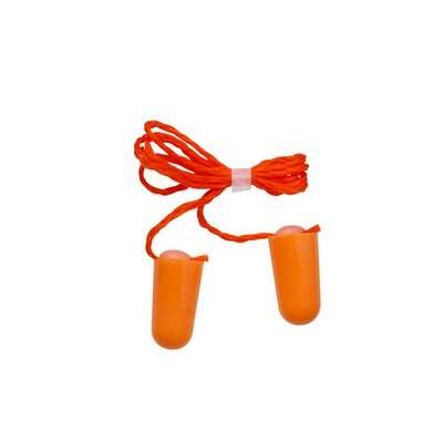 3M Gehoerschutzstoepsel aus PU orange mit Band Paarweise in Beutel