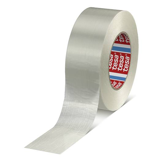 tesa HochleistungsMonofilament glasfaserverstaerkt 50m x 38mm weiss