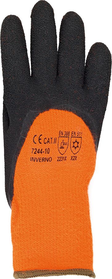 Inverno Kaelteschutzhandschuhe Gr 10 L leuchtorange