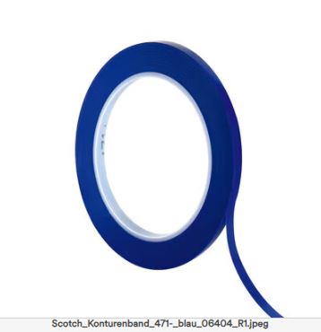 3M Konturband 32m x 3mm Indigo