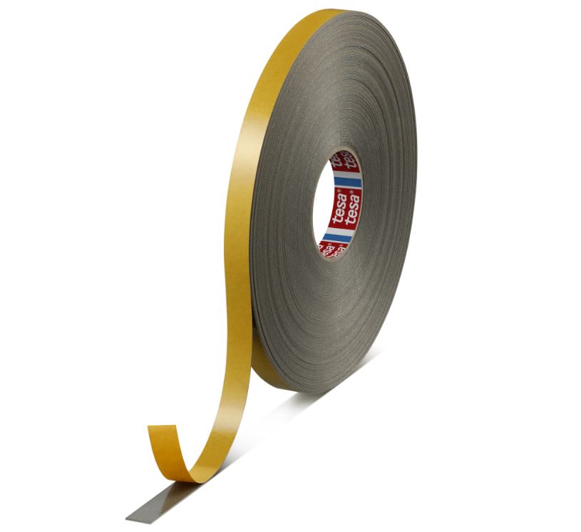 tesafix Montageband beidseitig klebend 50m x 12mm schwarz Dicke 10mm