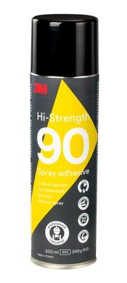 3M Spruehkleber 500ml gelblich Spray 90 Permanent